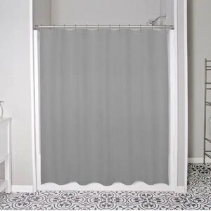 Modern Gray Shower Curtain